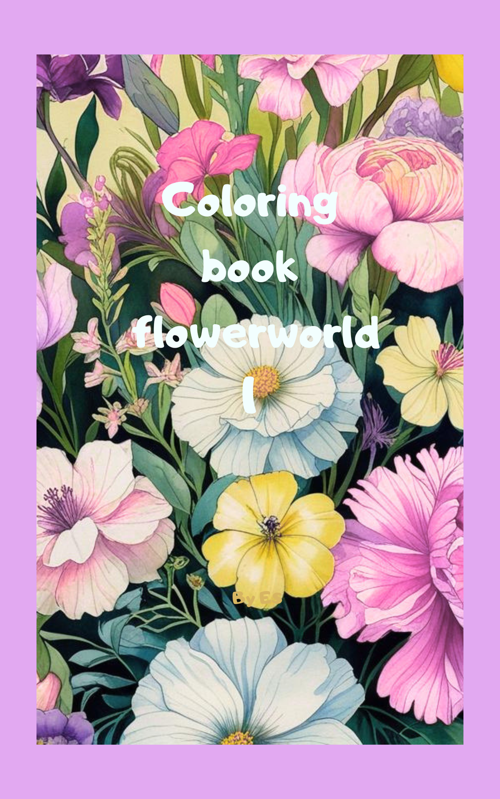 Coloringbook Flowerworld 1