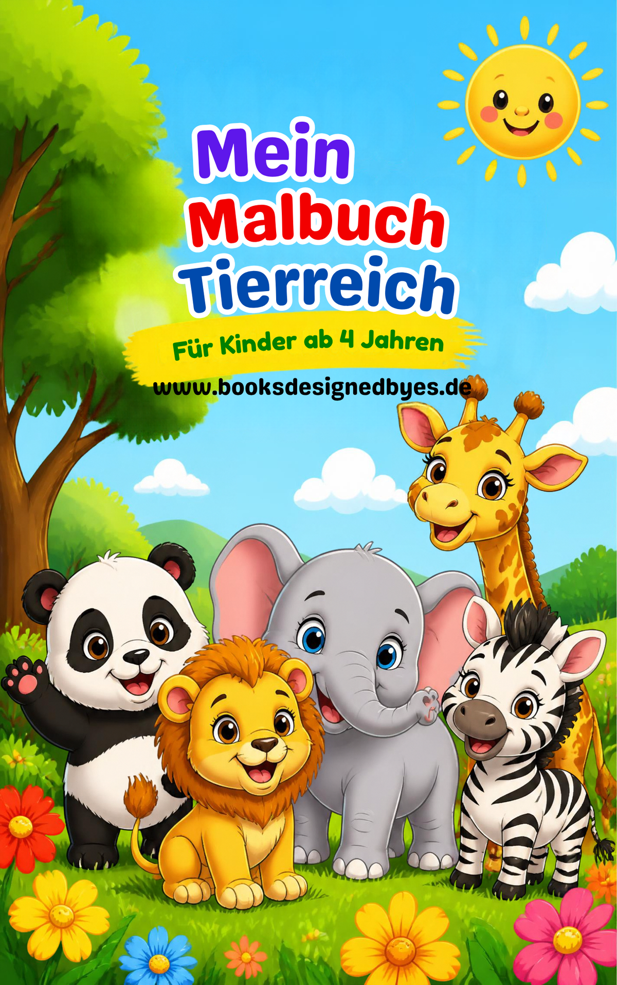 Malbuch Tierreich für die kleinen