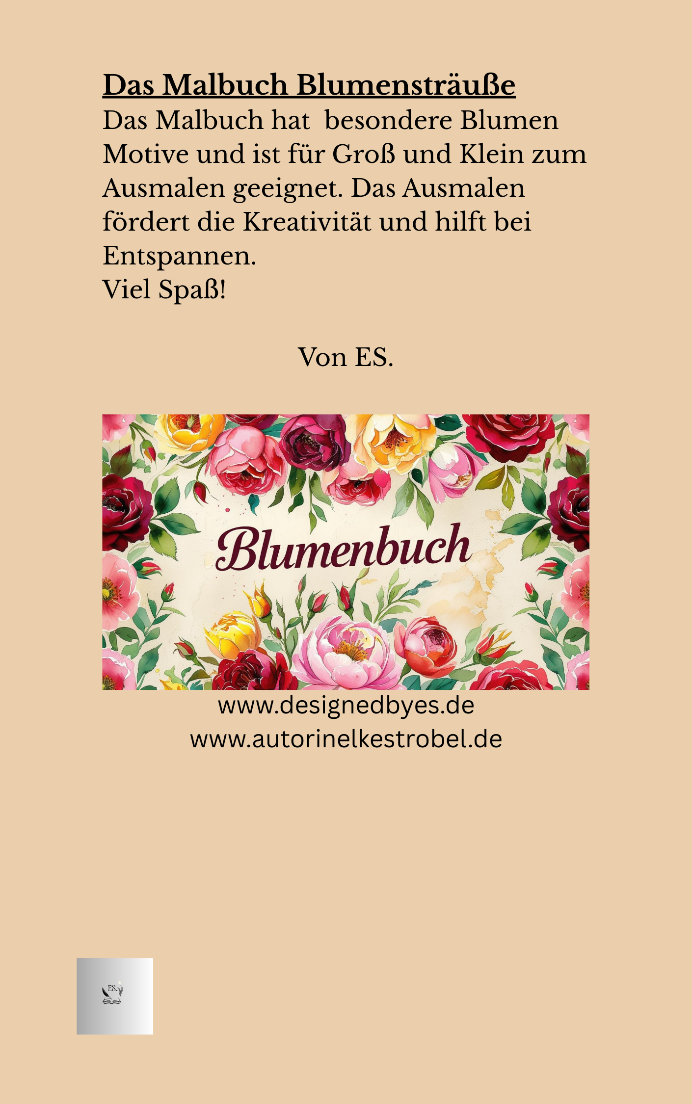 Malbuch Blumensträuße