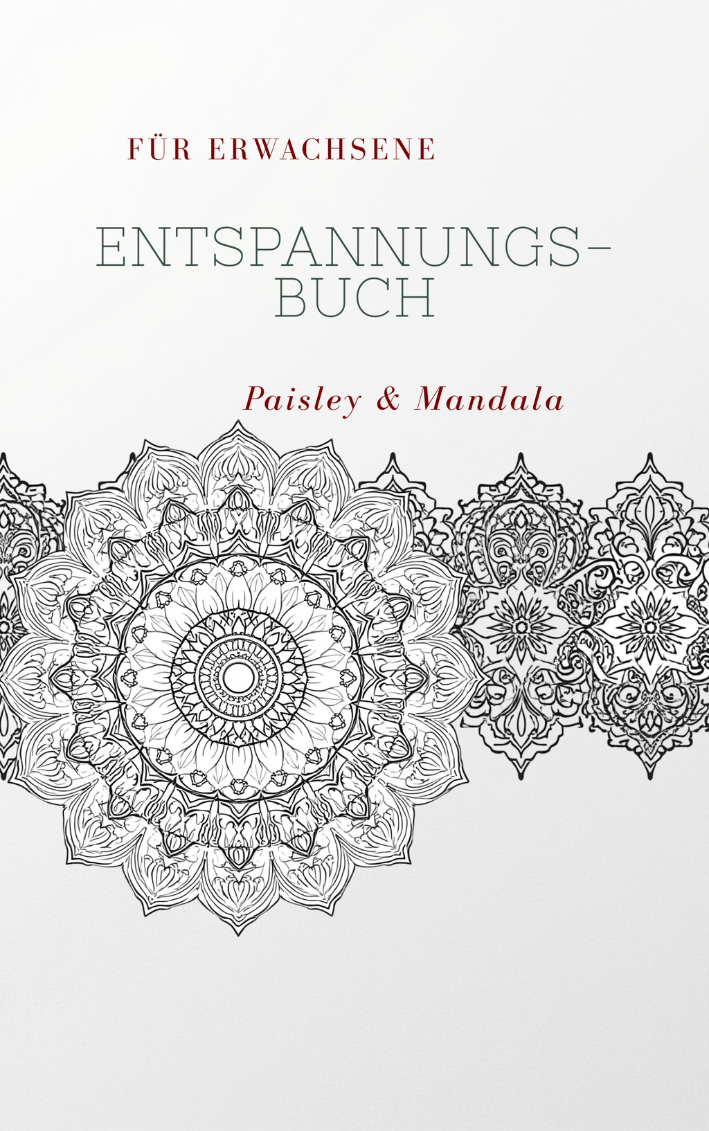 Entspannungsbuch Paisley Muster un dMandala für Erwachsende