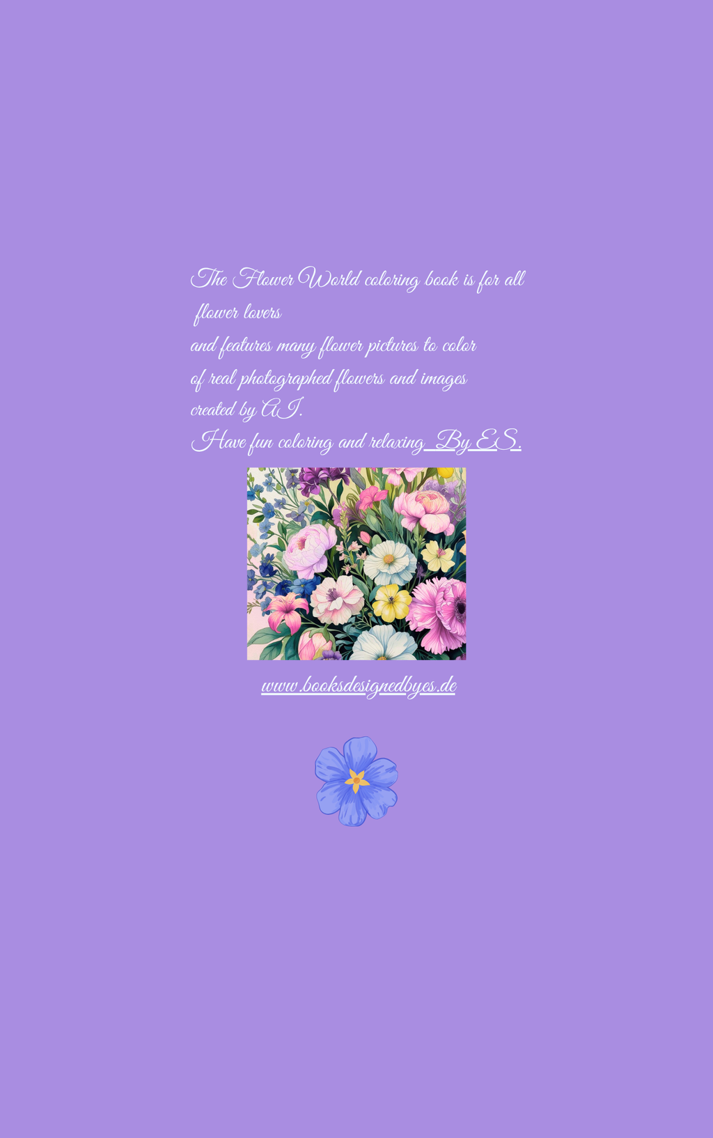 Coloring Book: Flower World 2