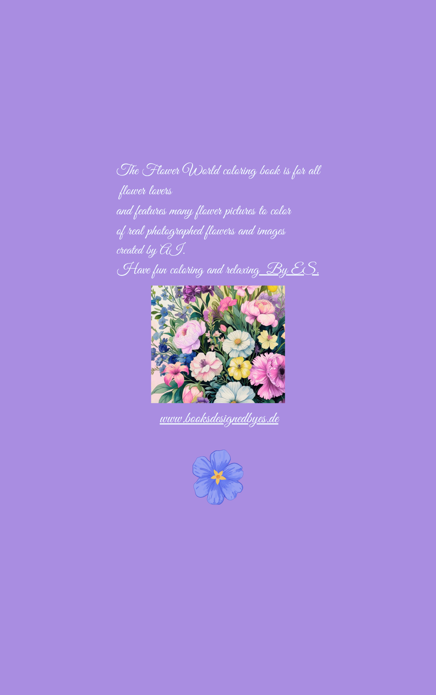 Coloring Book: Flower World 2