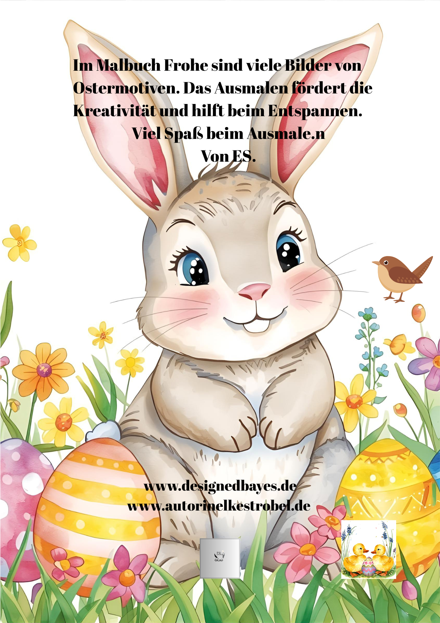 Malbuch Frohe Ostern