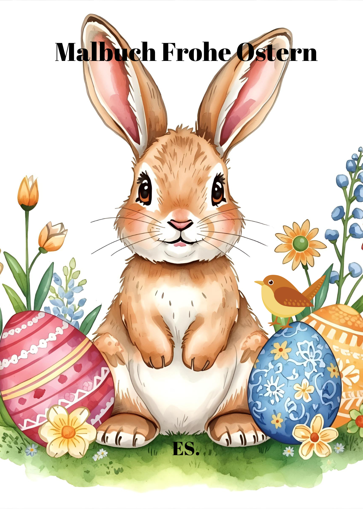 Malbuch Frohe Ostern