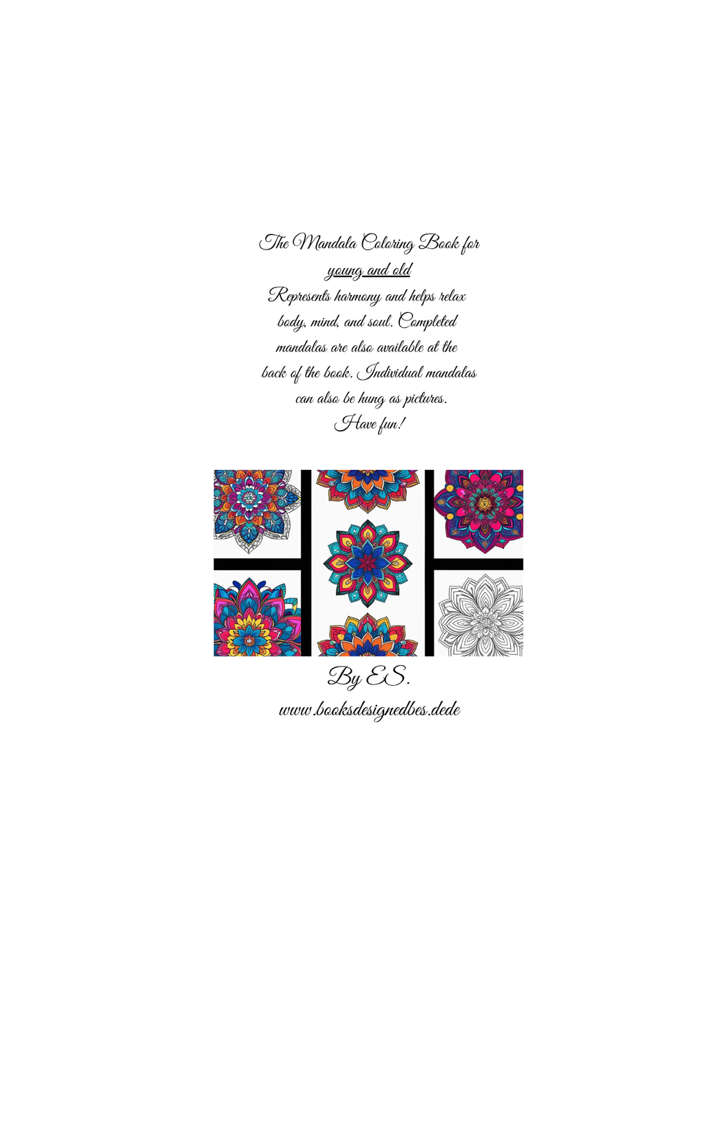 The Mandala coloring book: for young and old purple