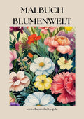 Malbuch Blumenwelt 1