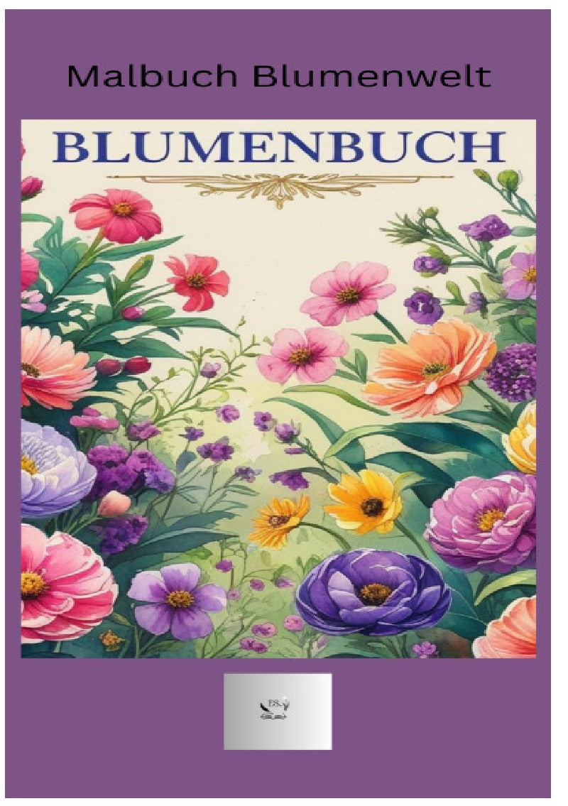 Malbuch Blumenwelt 2