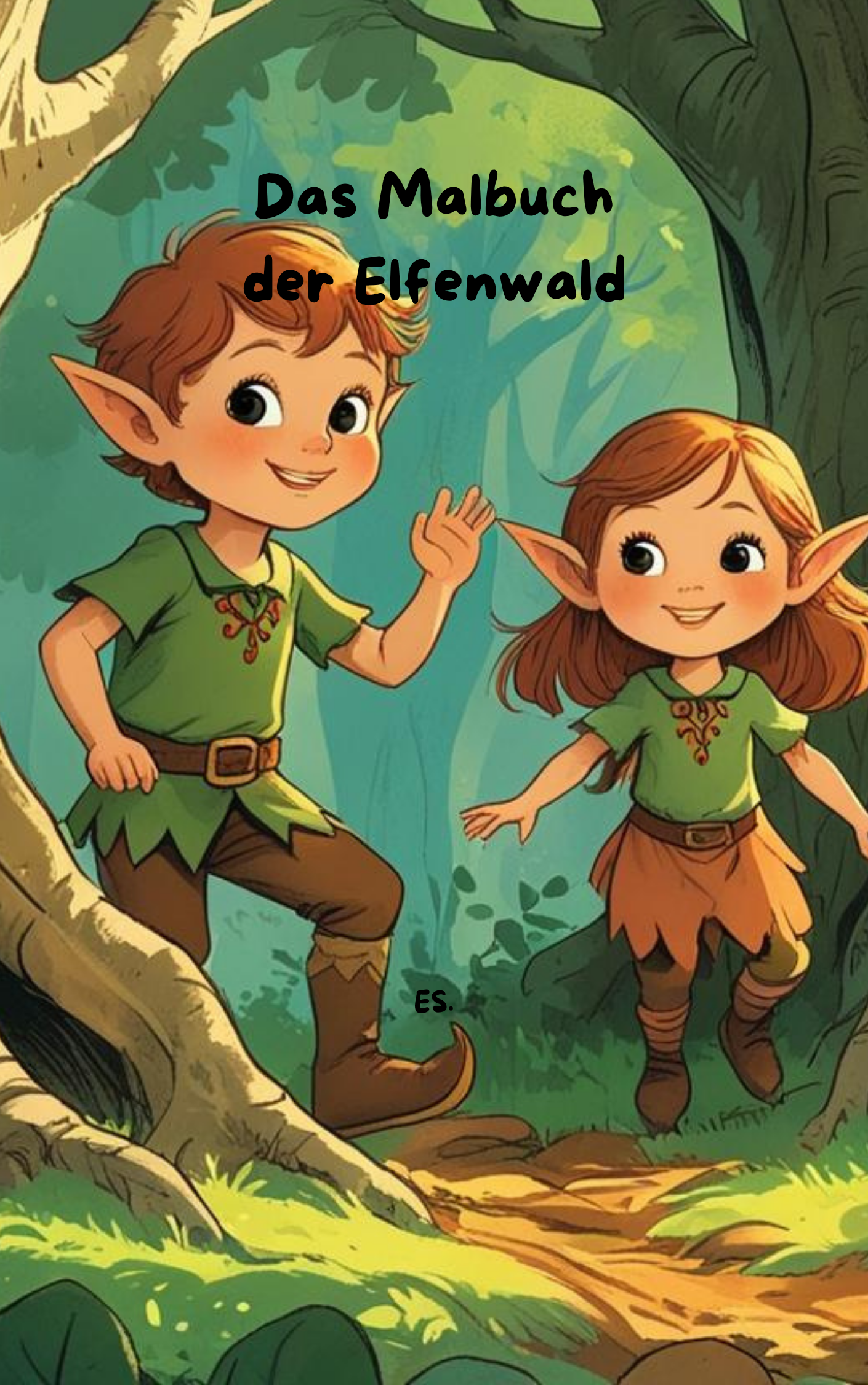 Malbuch Elfenwelt