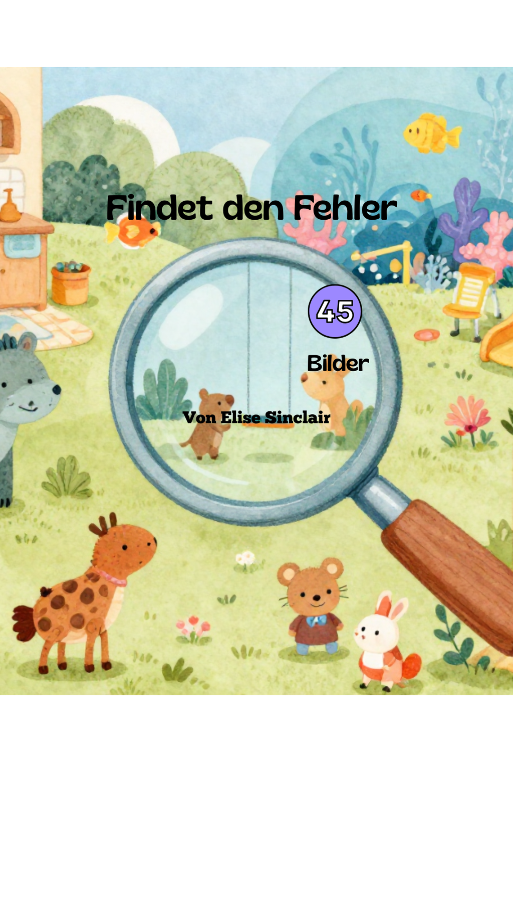 Kinderbuch Findet den Fehler