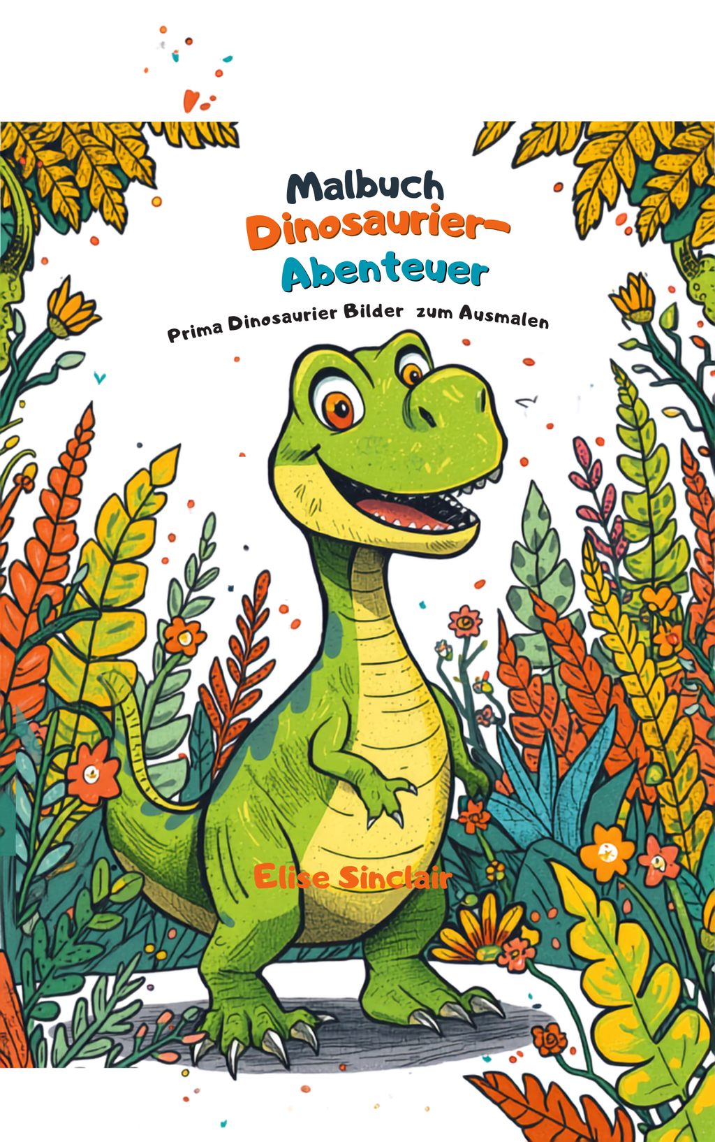 Malbuch Große Dinosaurier