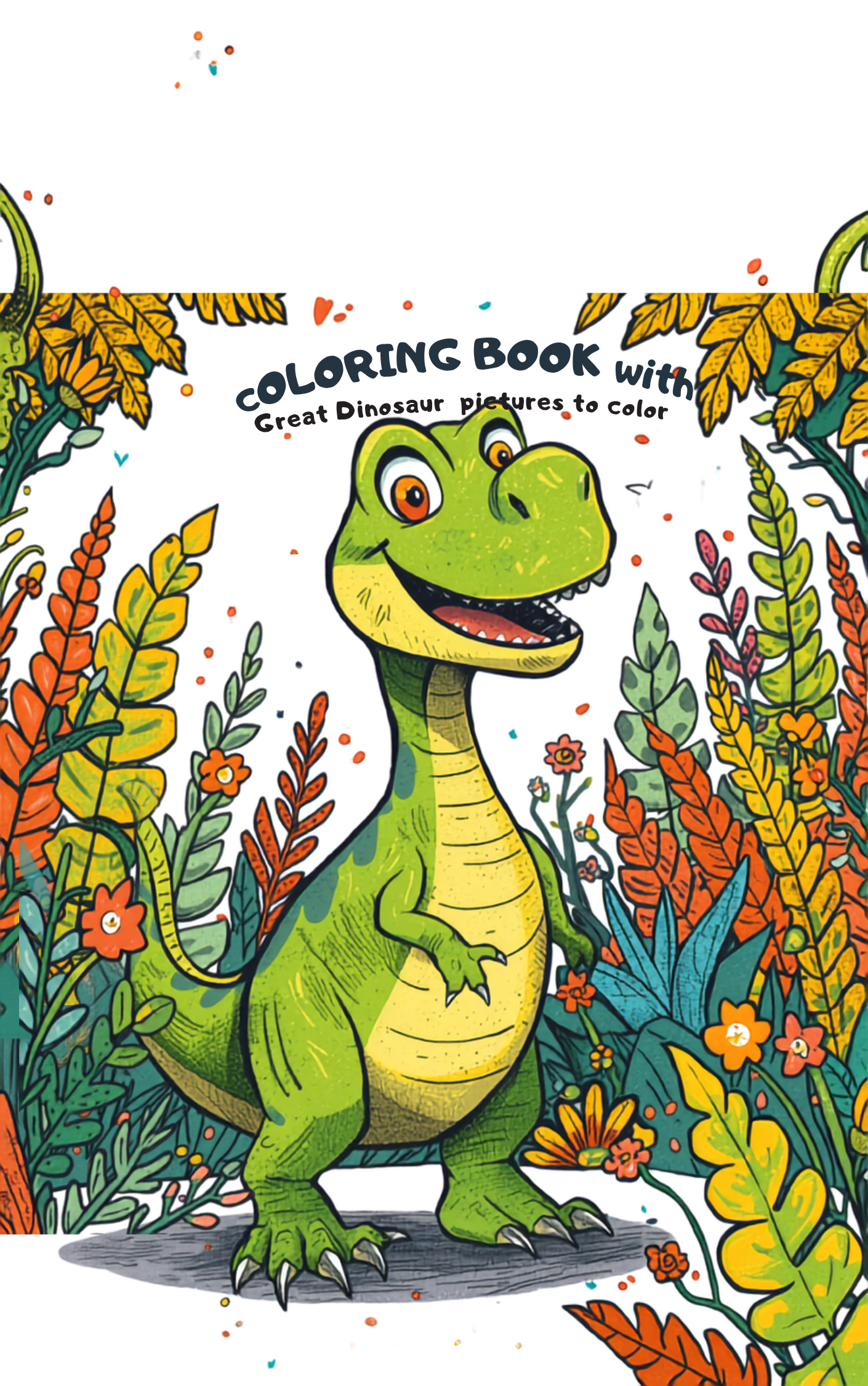 Coloring book Large Dinosaurs