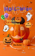 Halloween coloring book sweet or sour