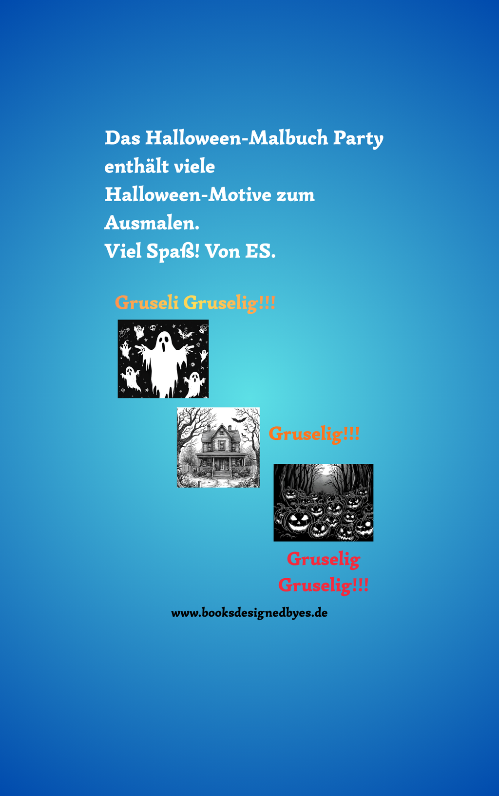 Malbuch Happy Halloween party