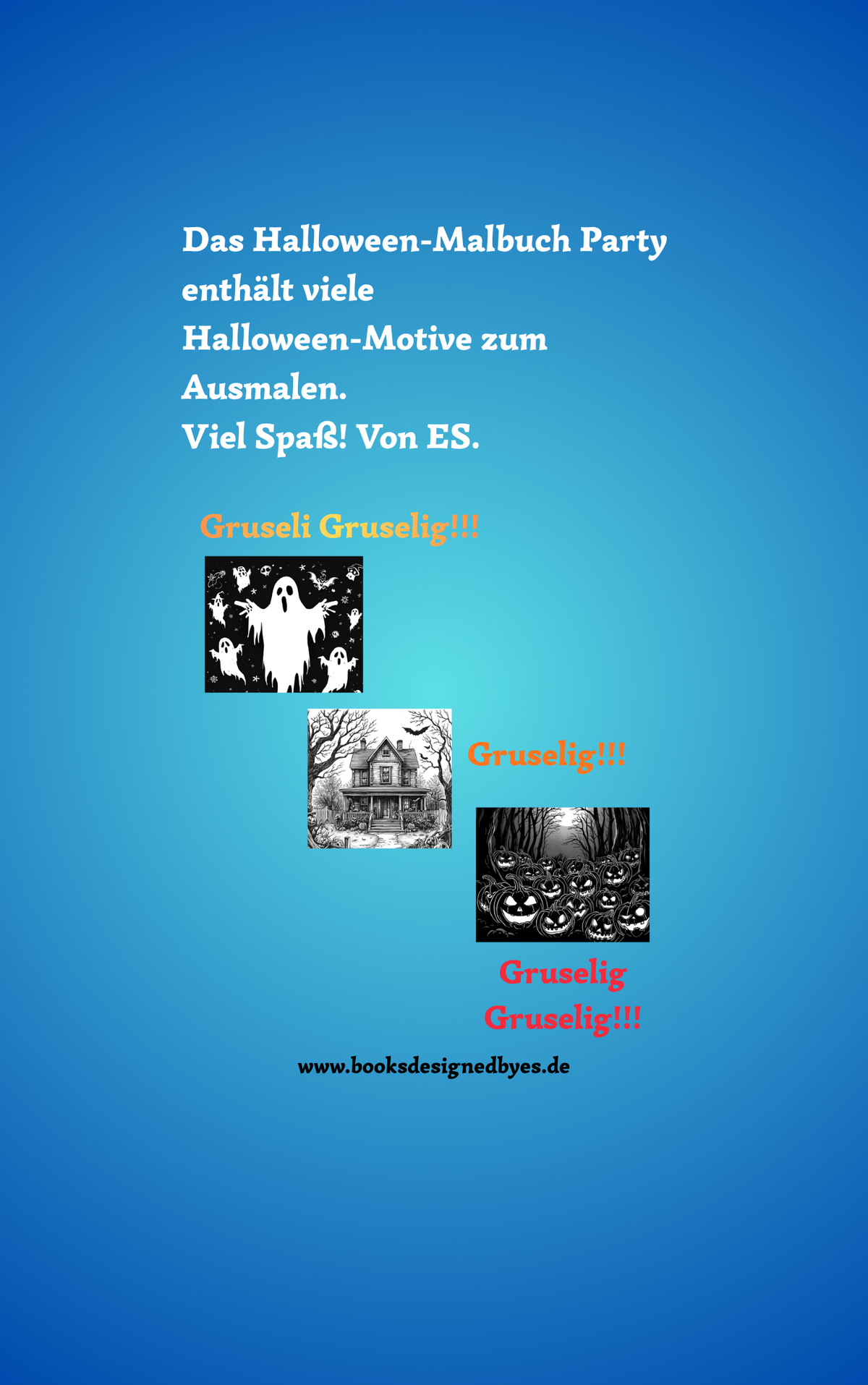 Malbuch Happy Halloween party