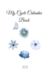 My cycle calendar flowers
