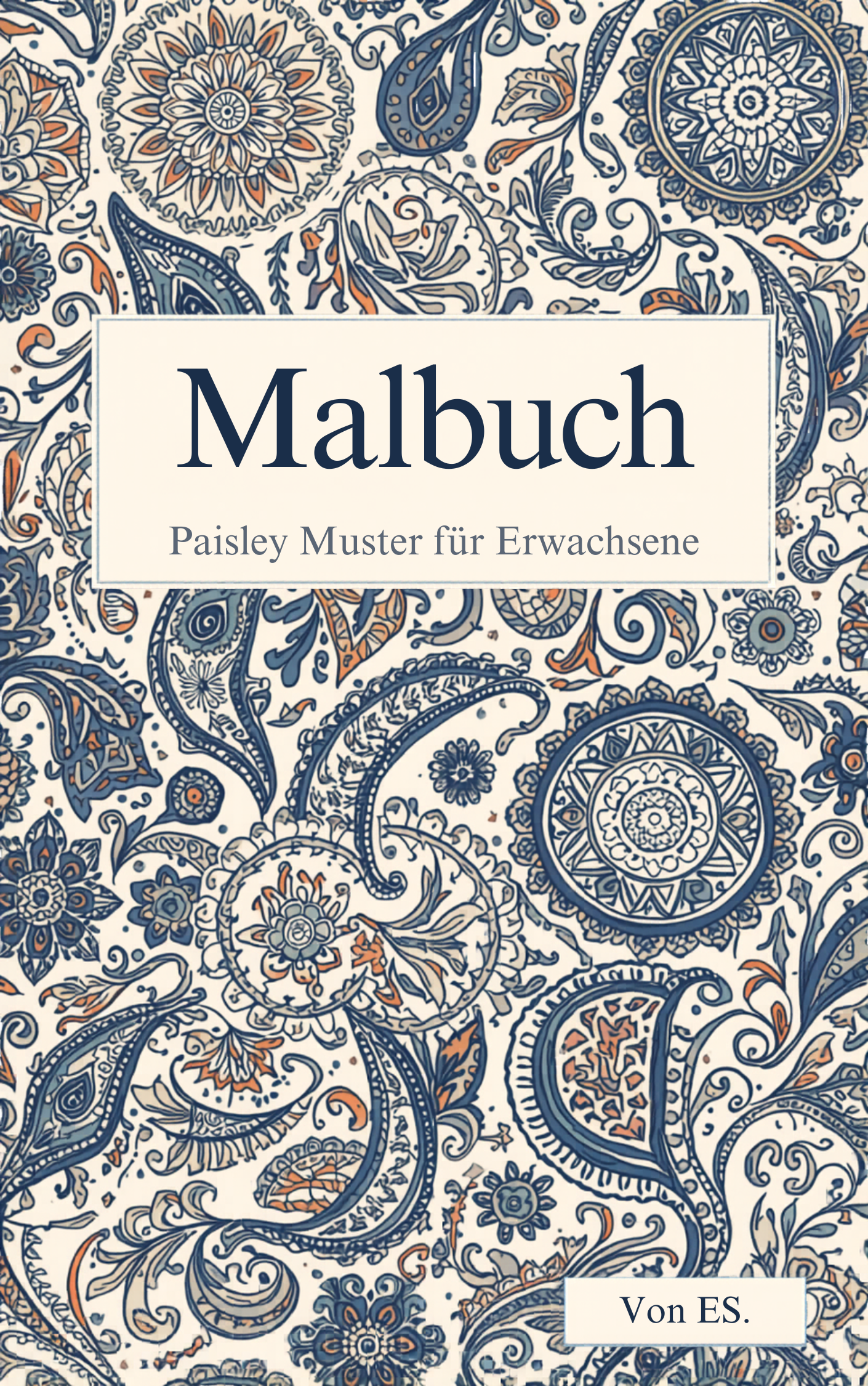 Malbuch Paisley Muster für Erwachsene