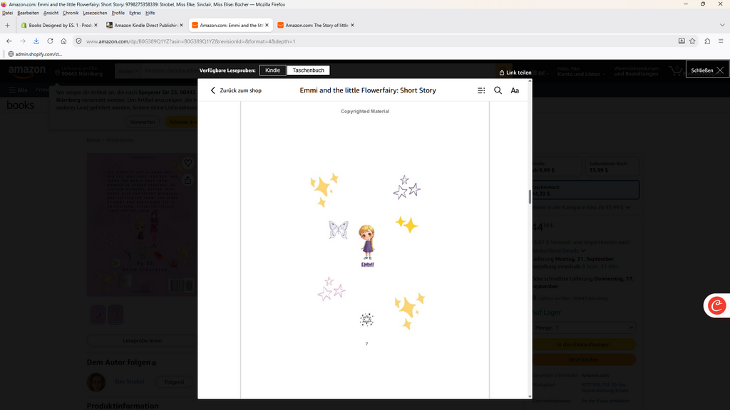The Story of little Emmi and the Flowerelv: Short Story