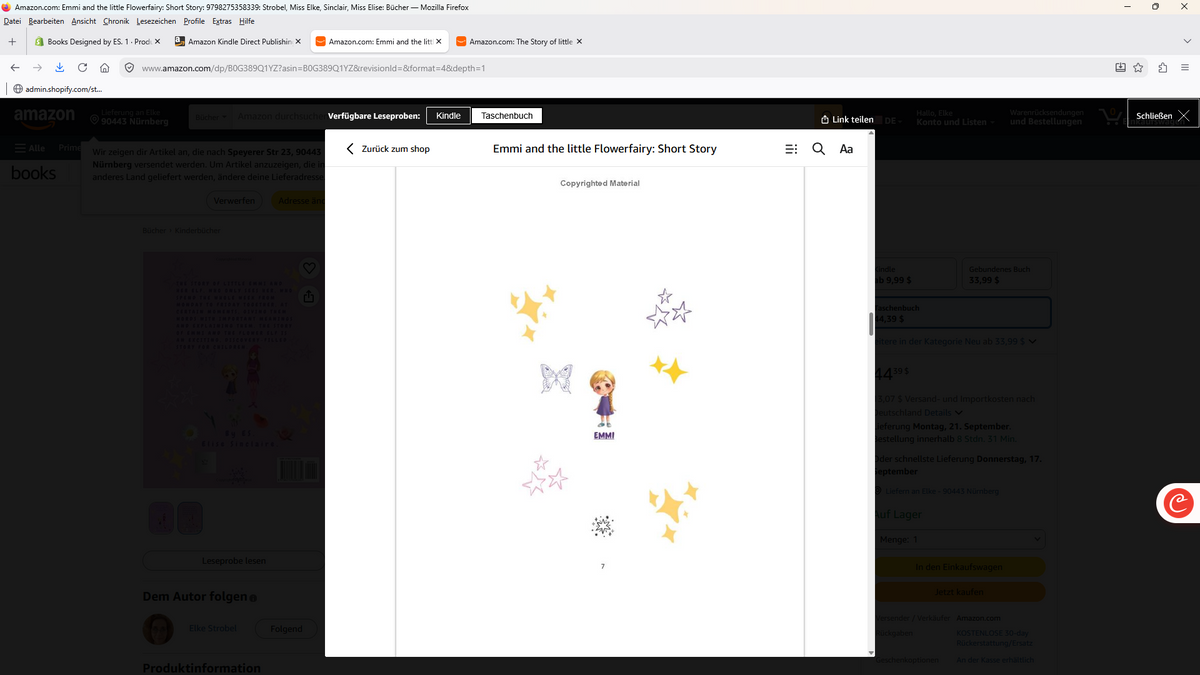The Story of little Emmi and the Flowerelv: Short Story