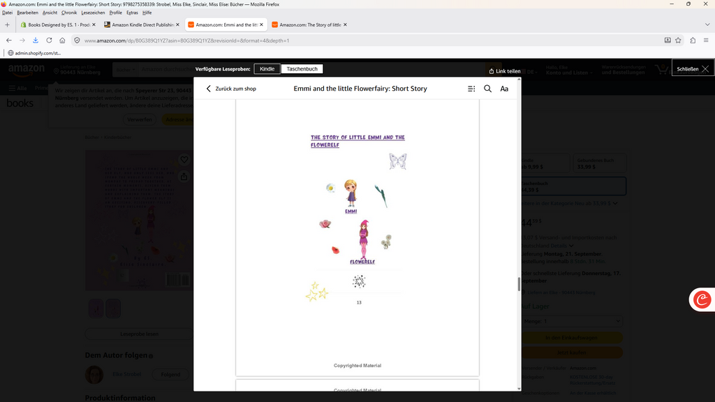 The Story of little Emmi and the Flowerelv: Short Story
