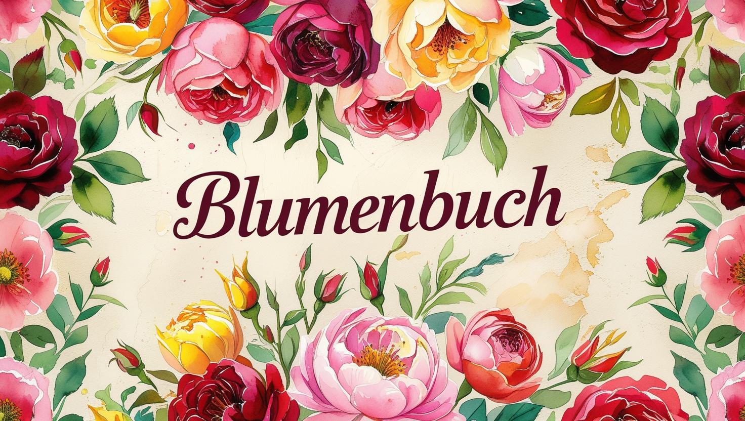 Malbuch Blumensträuße